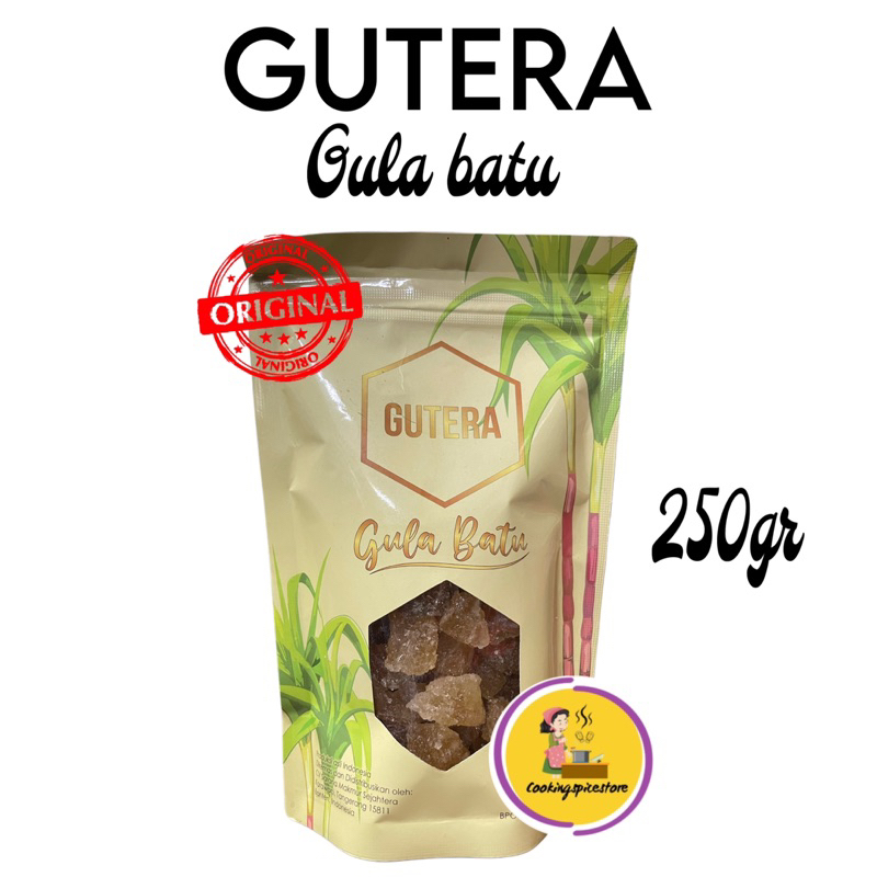 

Gutera Gula Batu / Gula tebu Alami 250gr