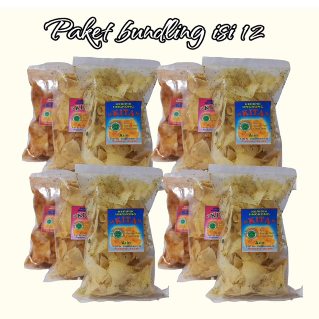 

KERIPIK KITA BUNDLING ISI 12