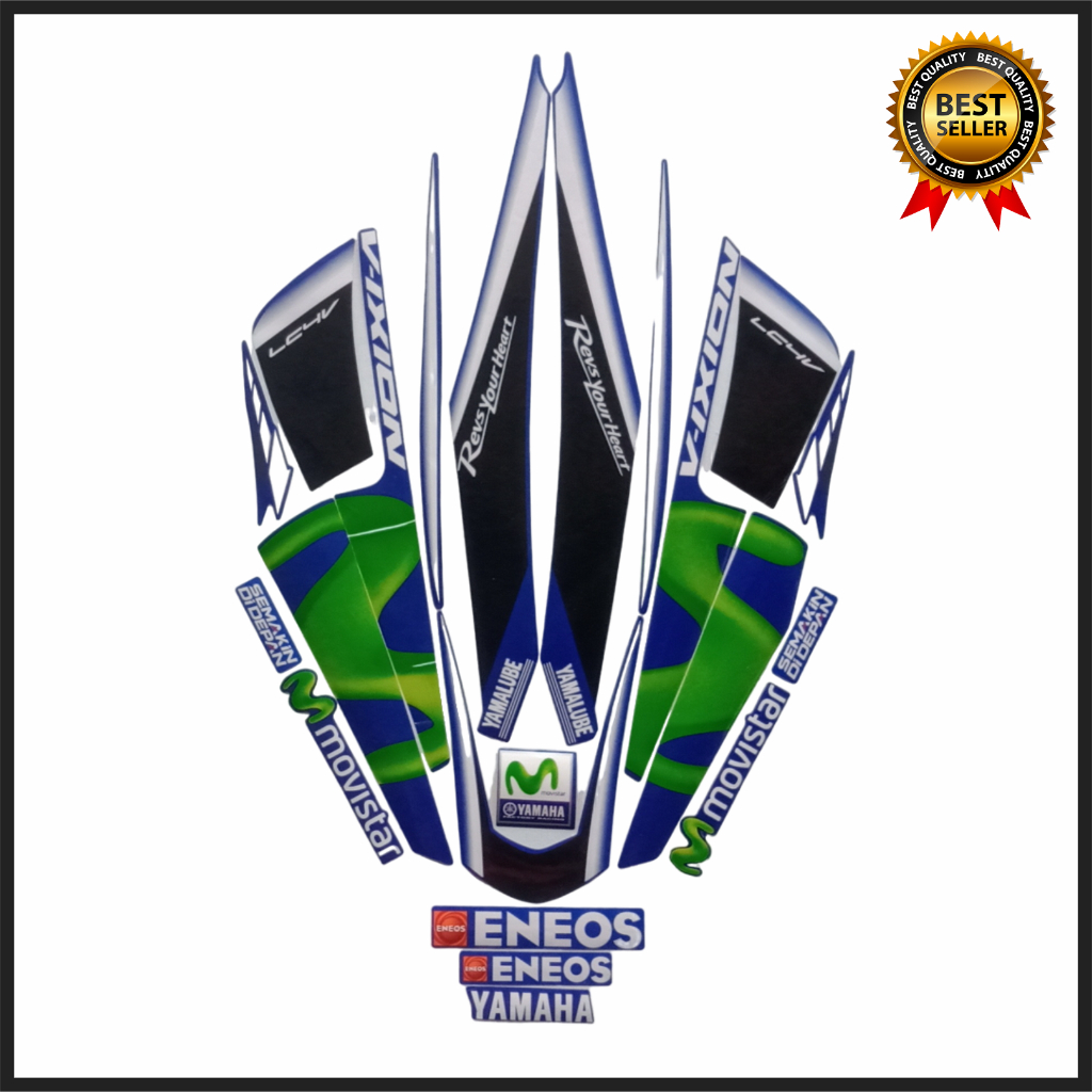 Stiker Sticker Striping Standart Ori Termurah Terlaris | VIXION MOVISTAR 2017| Terlaris Dan Termurah