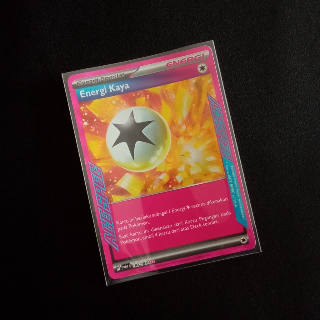 Energi Kaya ACE sv8s Kilat Rasi Pokemon TCG Indonesia