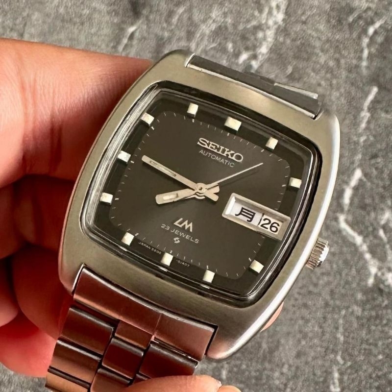 SEIKO LM JDM ORIGINAL VINTAGE ( 1974 ) BLACK DIAL