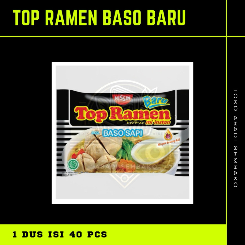 

TOP RAMEN BASO BARU 1 dus isi 40 pcs