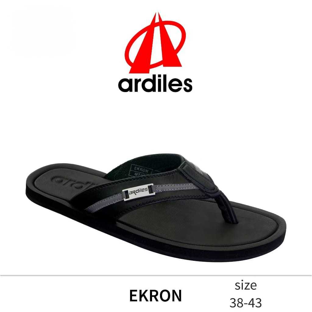 ARDILES EKRON Sandal Pria Casual Sopan Kulit Sintetis SendalCowok Laki ForBest