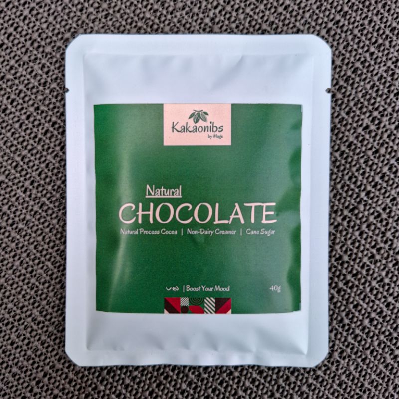 

Kakaonibs by Mage - Natural Chocolate 40g - Instant Chocolate Drink - Minuman Cokelat Instan