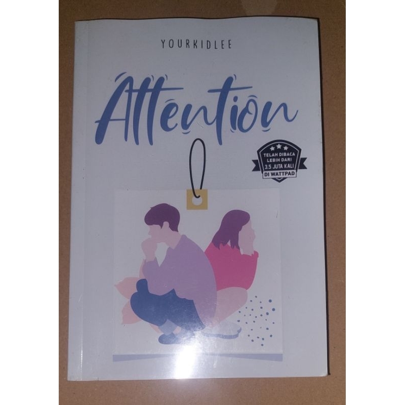 PRELOVED NOVEL ATTENTION YOURKIDLEE (SIGNED)