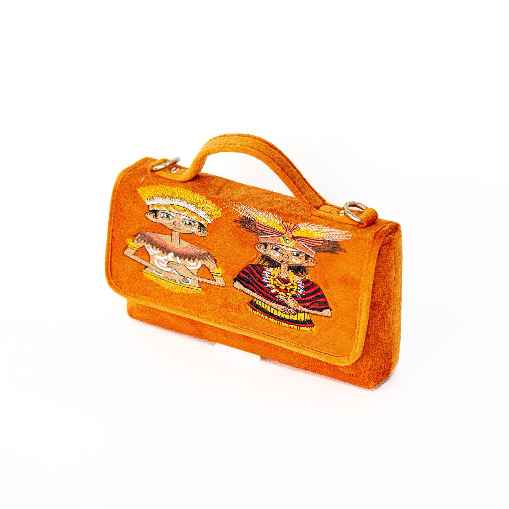 Tas Batik Penutup Bordir Motif Papua Selempang Wanita