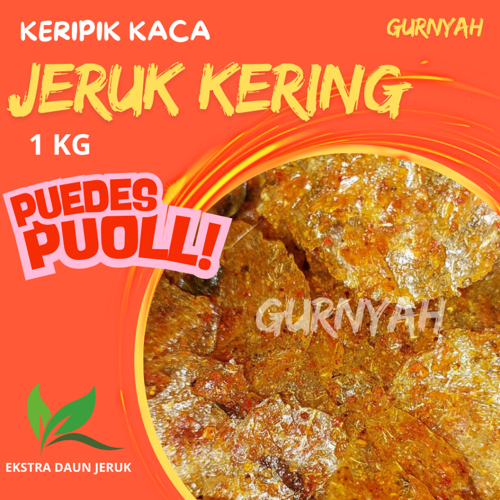 

KERIPIK KACA 1 KG PEDAS EKSTRA DAUN JERUK GURNYAH