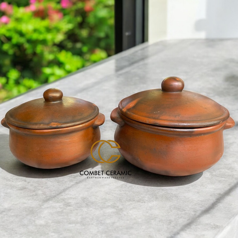 Panci Sop/Gudeg Gerabah Tanah Liat - Panci Sayur Kupingan Gerabah Tanah Liat