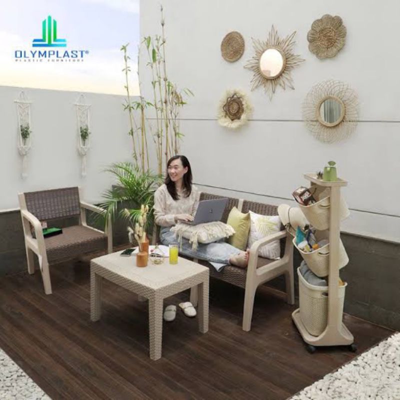 OLYMPLAST - Sofa Plastik set 311 + meja