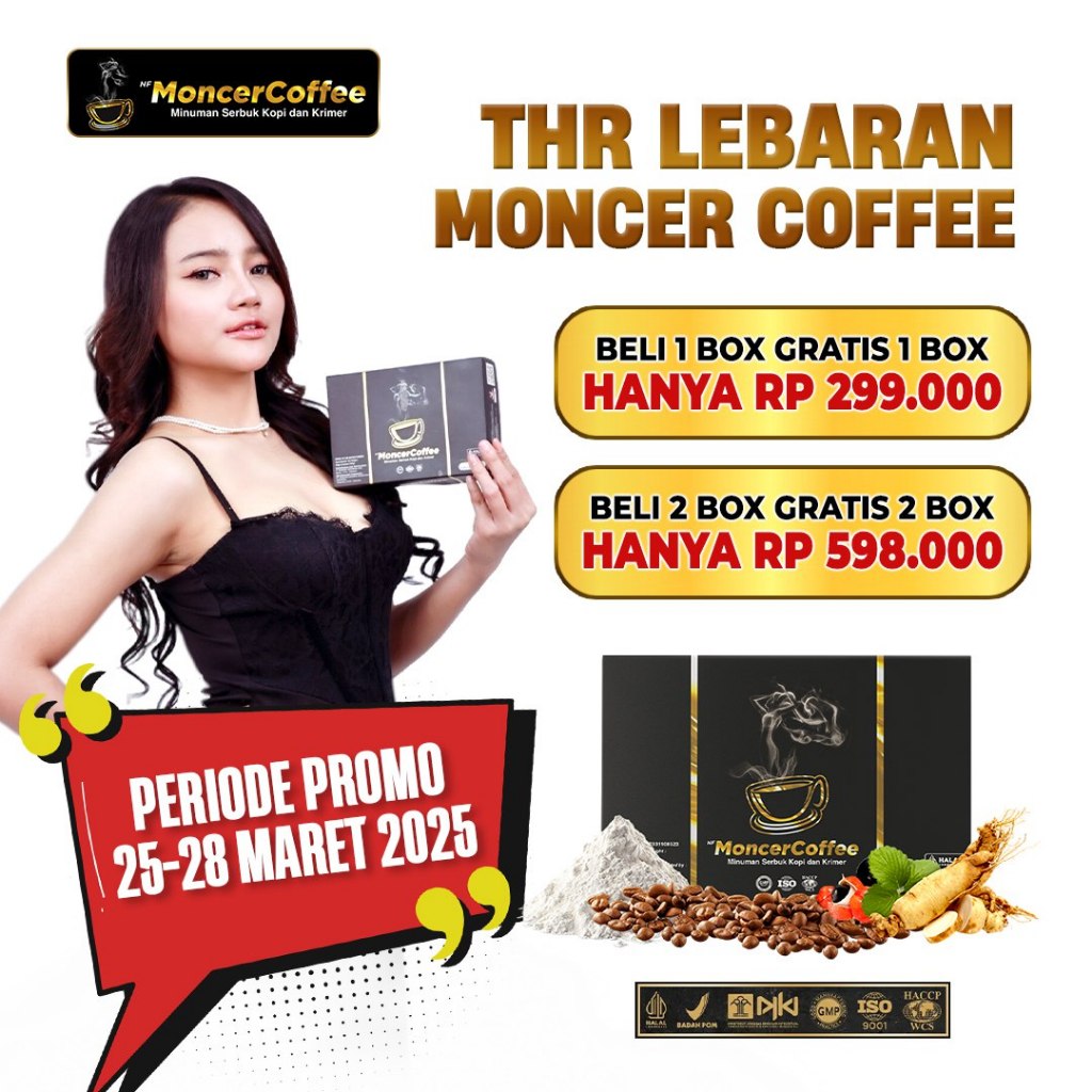 

[PROMO THR BELI 1 BOX GRATIS 1 BOX] MNCER KOPI ORIGINAL BERKUALITAS