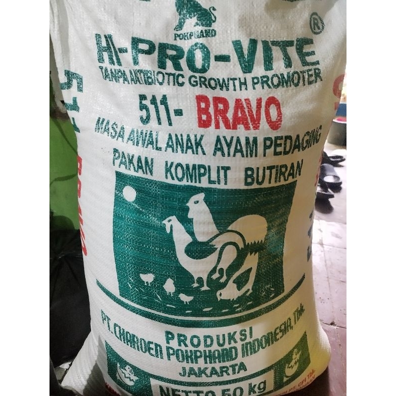 bravo 511 pakan ayam pedaging boiler