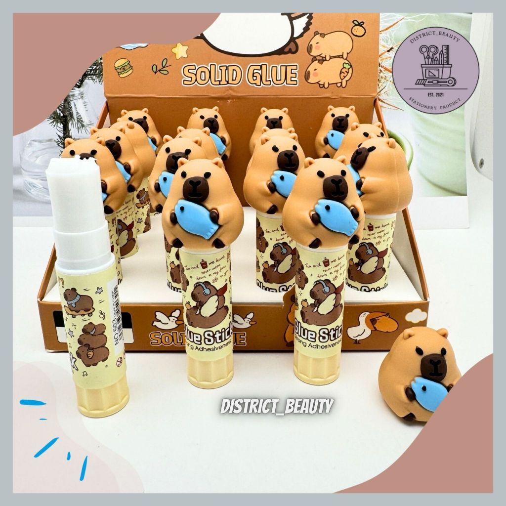 

GLUE STICK CAPYBARA LEM STICK LEM KERTAS LEM GLUE STICK KERTAS KARAKTER CAPYBARA KAPIBARA TERMURAH