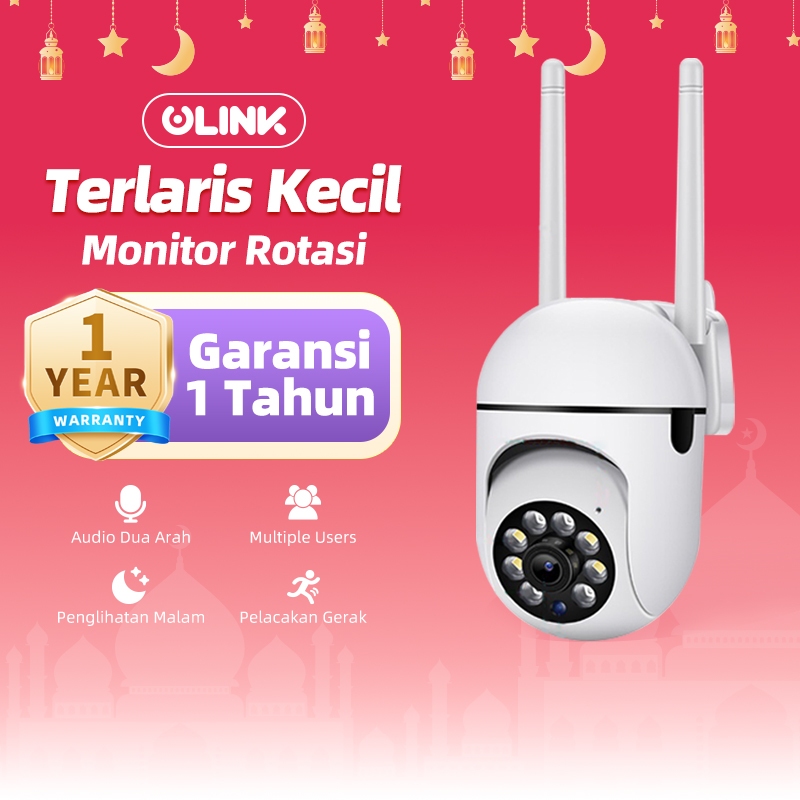 starpalmie ULINK Y33 Kamera CCTV 5MP Outdoor Wireless Tanpa Kabel Auto Tracking 360 Pantau dari HP