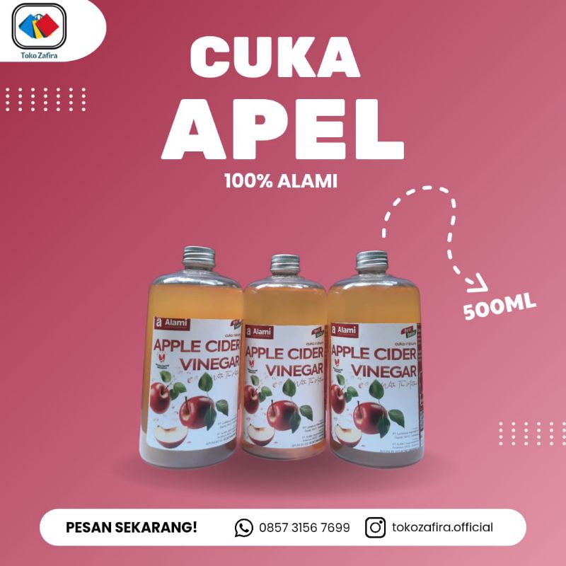 

APPLE CIDER VINEGAR-Cuka Apel Siap Minum 500ml