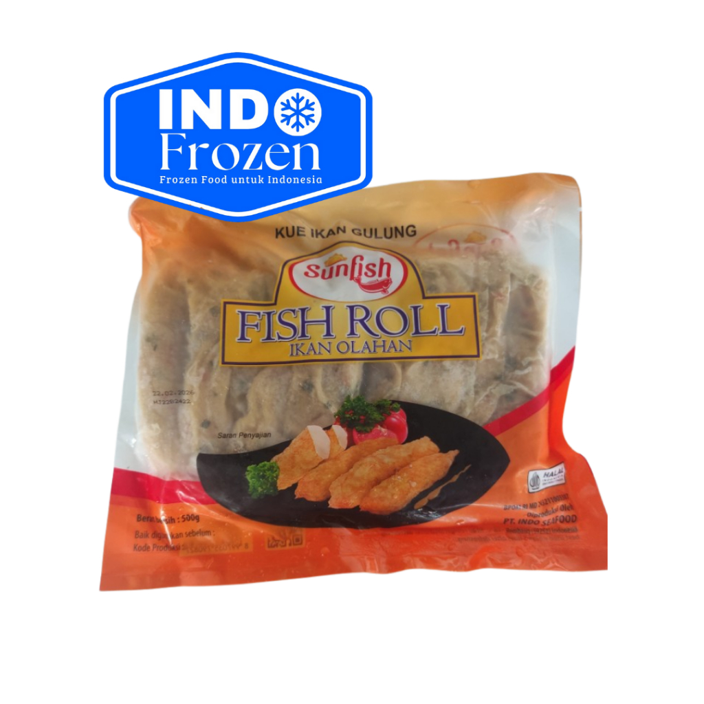 

SUNFISH FISH ROLL 500GR OLAHAN IKAN GULUNG HARGA PROMO