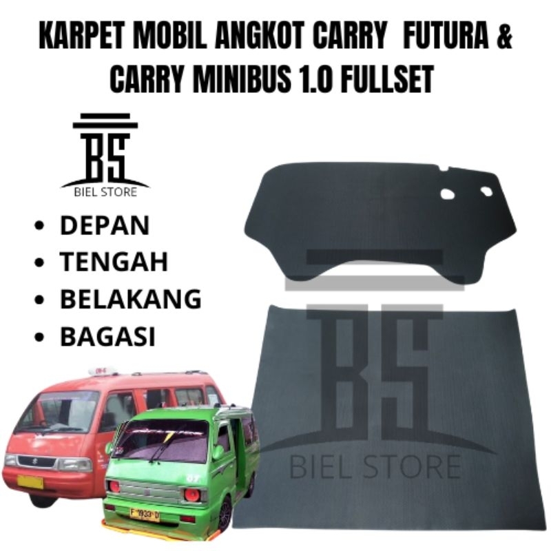 Karpet Mobil Angkot Carry Futura & Carry Minibus 1.0 Fullset Alas Kaki Matras Mobil Angkot Carry Fut