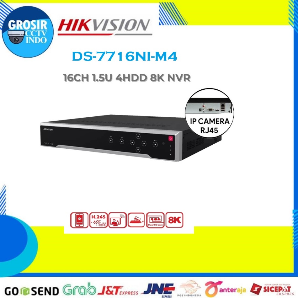 NVR HIKVISION DS-7716NI-M4 M Series 8K NVR