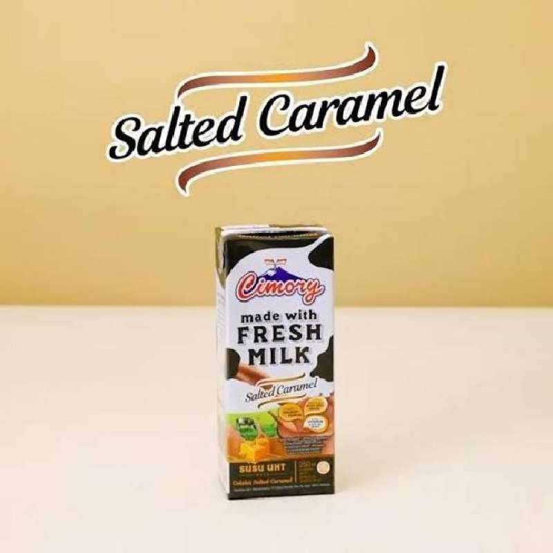 

IO CIMORY SUSU UHT 250 ML SALTED CARAMEL PACK ISI 4 PCS FANTASIA DENGAN PAKING AMAN