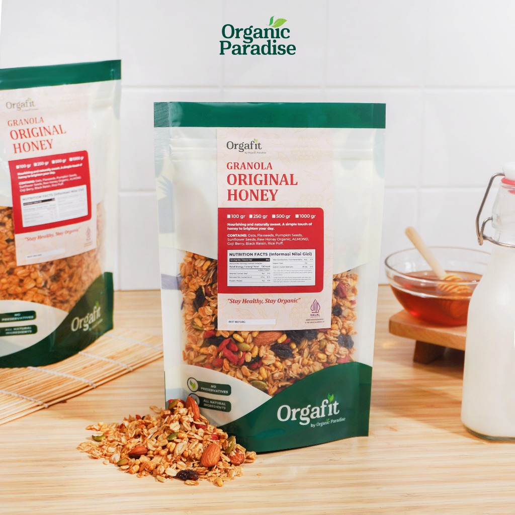 

Granola Honey Special 250 gram / Granola Madu Special 250 gram Organic Paradise