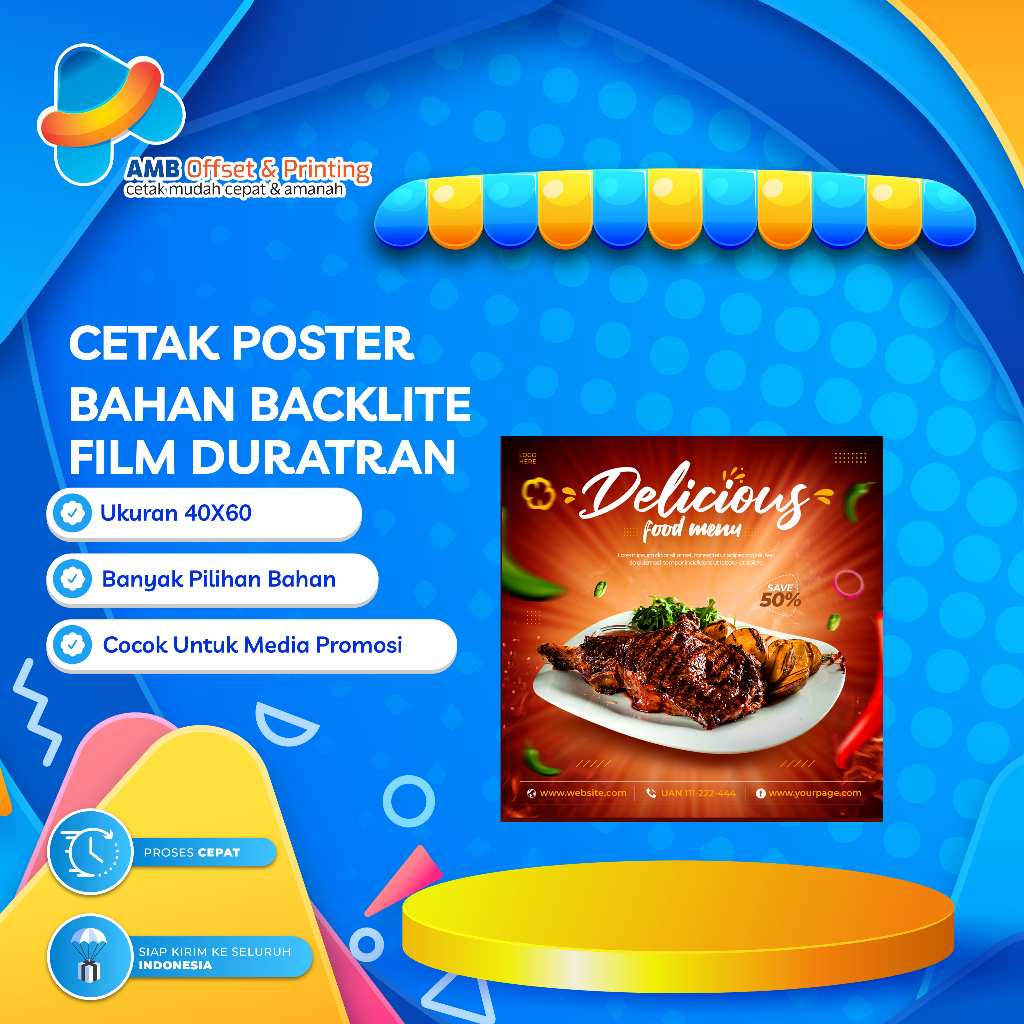 

Cetak Poster Foto Bahan Backlite Duratran 40x60cm