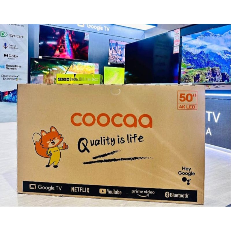 Coocaa 50 Inch Smart Google LED TV 4K UHD 50Y66
