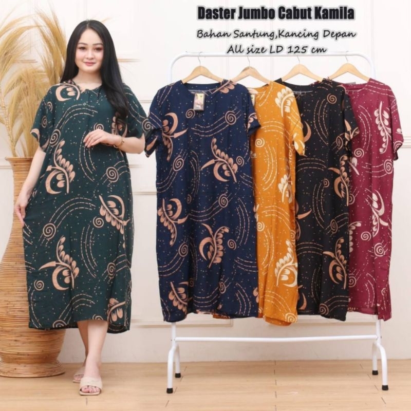 Daster Jumbo Cabutan.100k dapat 3 Daster jumbo busui