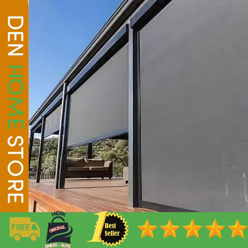 Tirai roller blind jipproll model terbaru / Roller blind outdoor