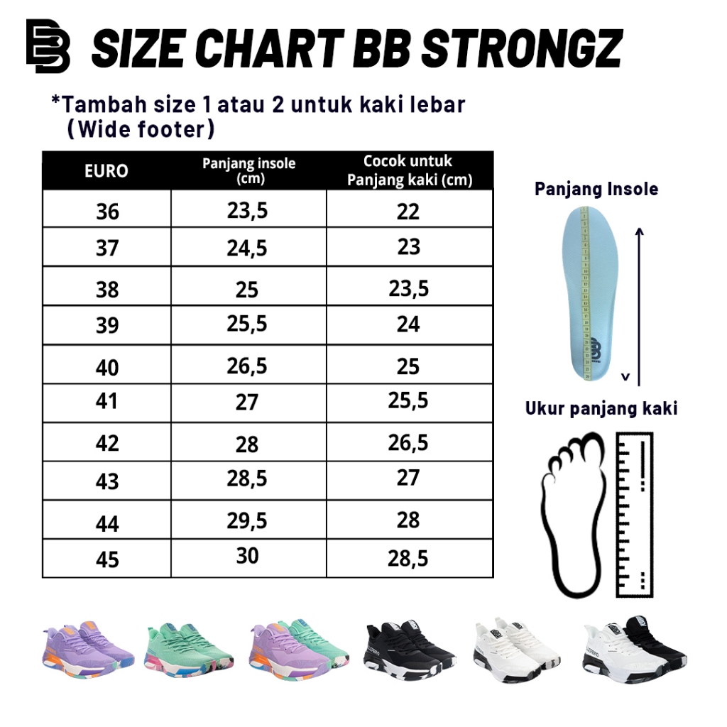 BEST SALE Sepatu Basket BALLERBRO BB STRONGZ