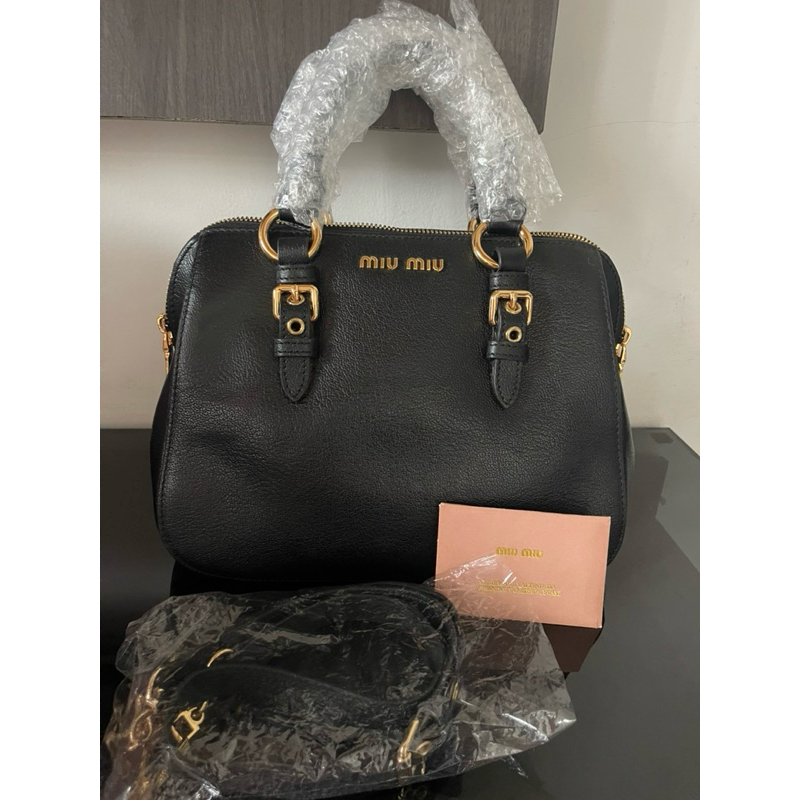 Original Hand Bag Miu Miu Goatskin