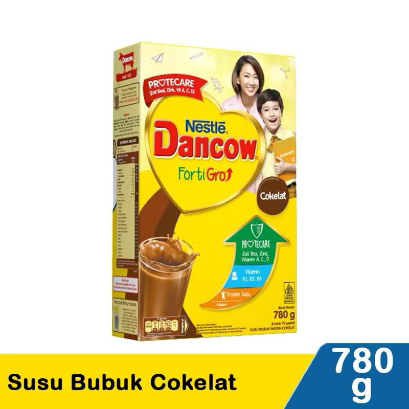 

DANCOW Fortigro 780g Cokelat/instan/full cream susu bubuk