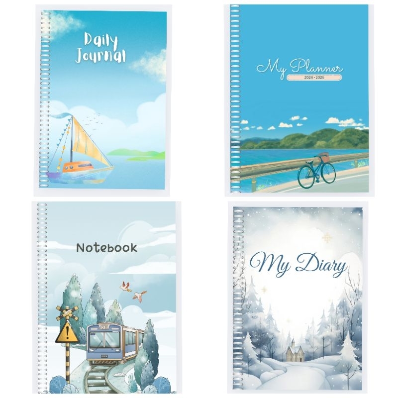 

Diary Notebook Journal A5 Aesthetic Custom Nama