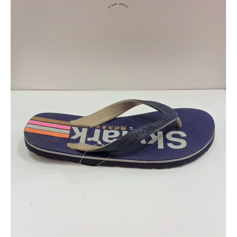 Sandal Rubber Cowok Remaja Skylark Nagoya Navy