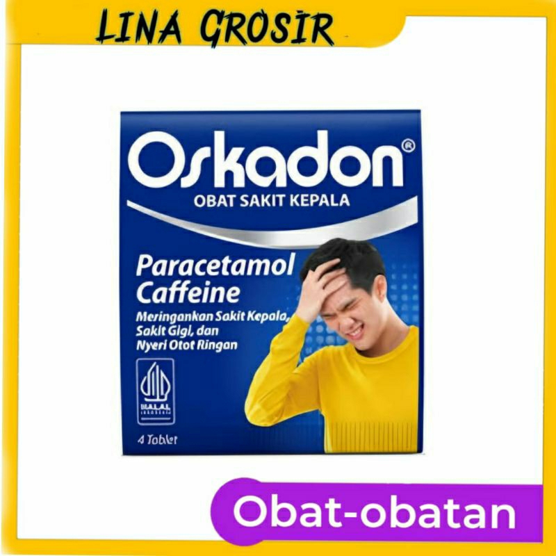 Oskadon Sakit Kepala 4 Kaplet @ 1 lembar