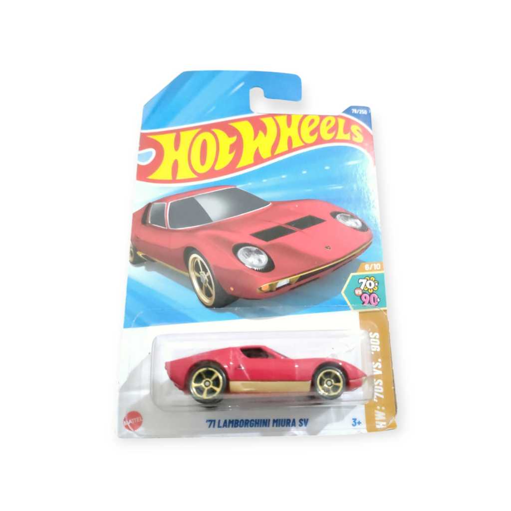 Hot Wheels '71 Lamborghini Miura SV