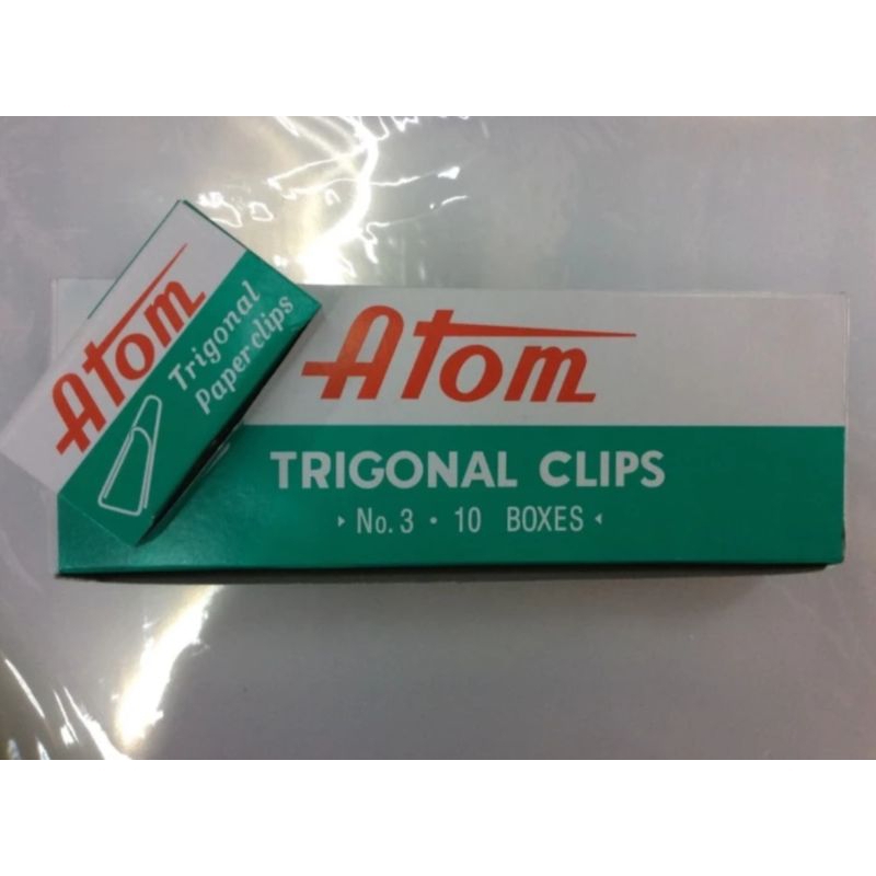 

Atom Paper Clip no 3 Triagonal Clip Penjepit Kertas