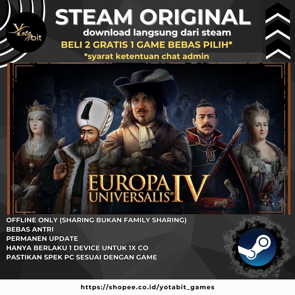 Europa Universalis IV PC Sharing Original Offline