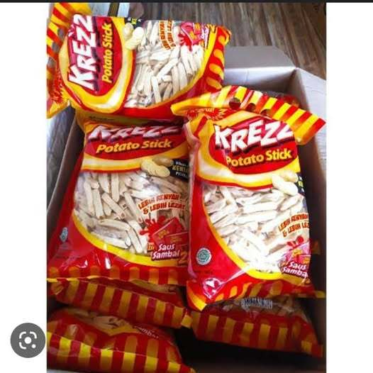 

Krezz Stik kentang / lebih renyah dan enak with souce isi 200gram/pack