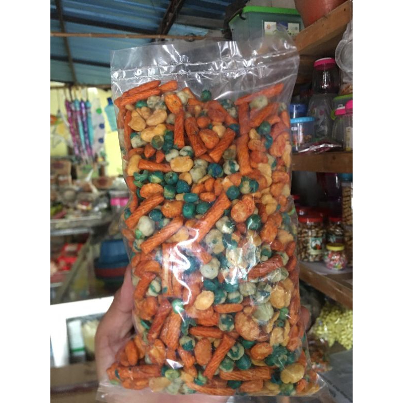 

Kacang koro Mix Fresh,Camilan Enak Snack Lebaran Gurih,Jaipong Kacang Mix