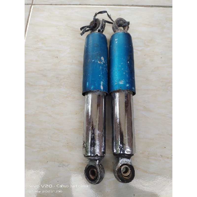 Sok belakang Yamaha v75 v80 biru