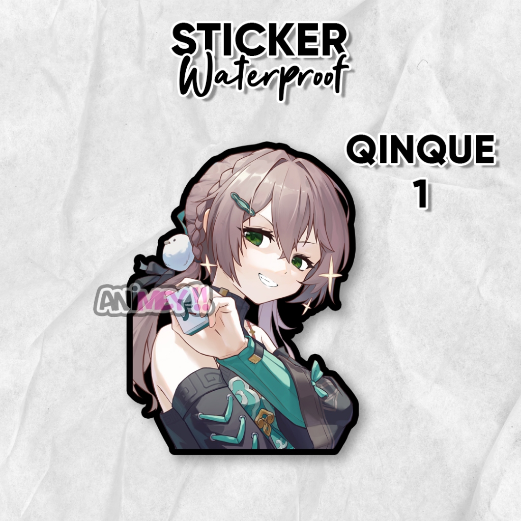 

Stiker Qinque Game Honkai Star Rail / Sticker Anime Waterproof
