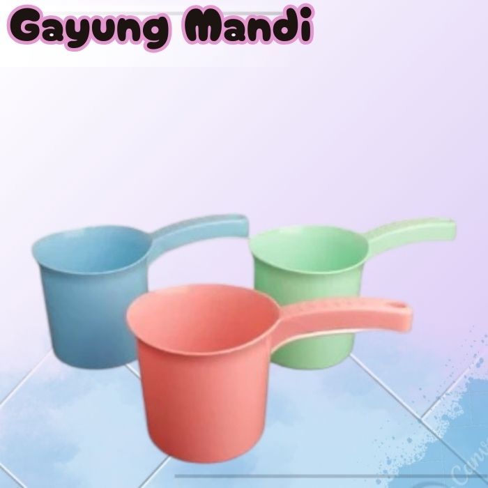 Gayung Dubai,Gayung mandi besar dan tebal, Gayung pastel warna warni