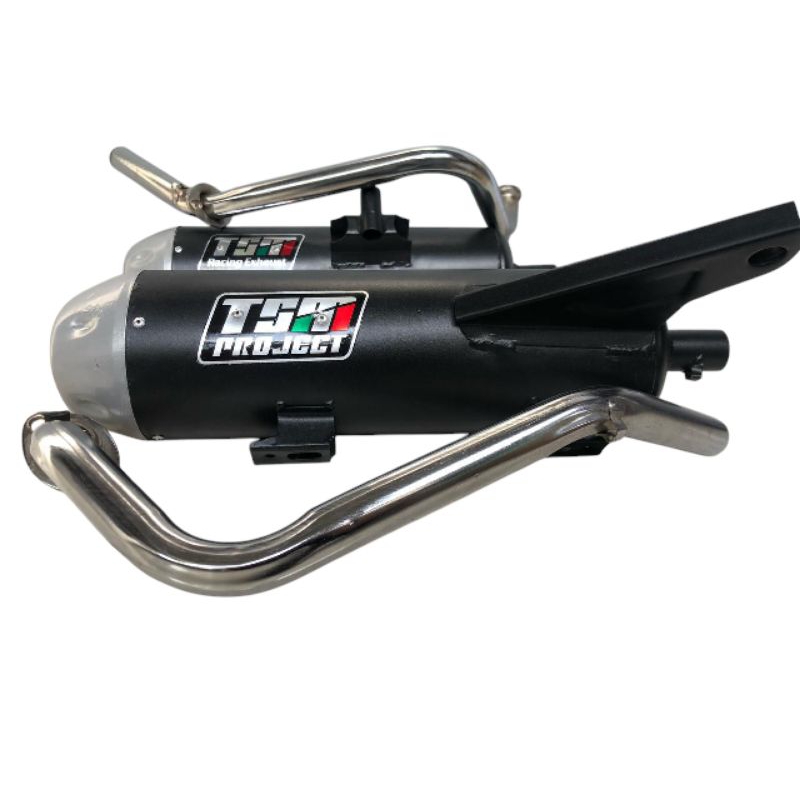 KNALPOT STANDAR RACING FULLSET BAS ADEM GERUNG BEAT DELUXE