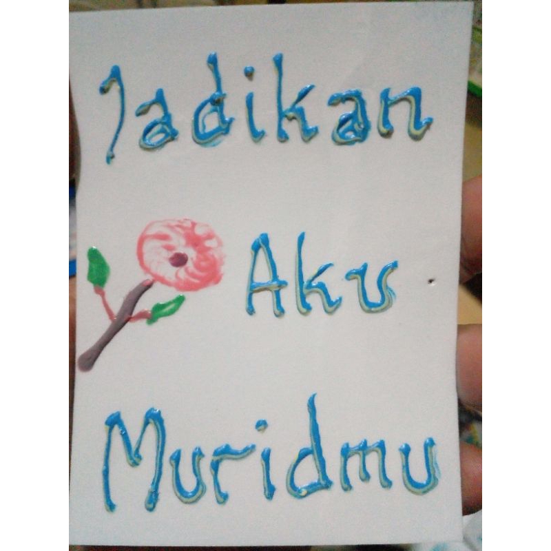 

British Sticker Timbul : Jadikan Aku Muridmu