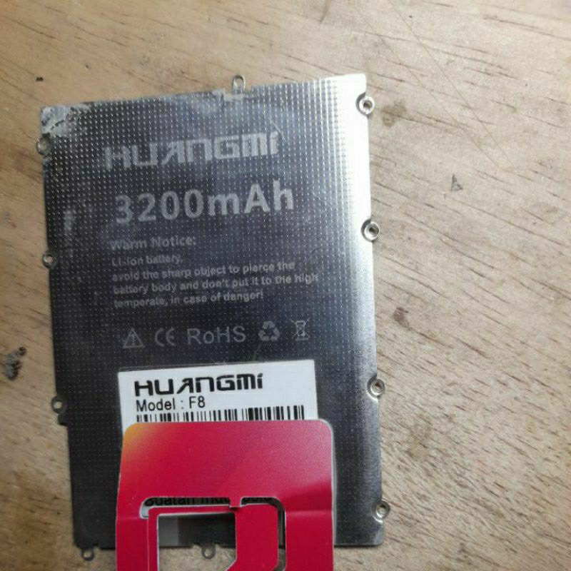 penutup baterai huangmi f8 maron