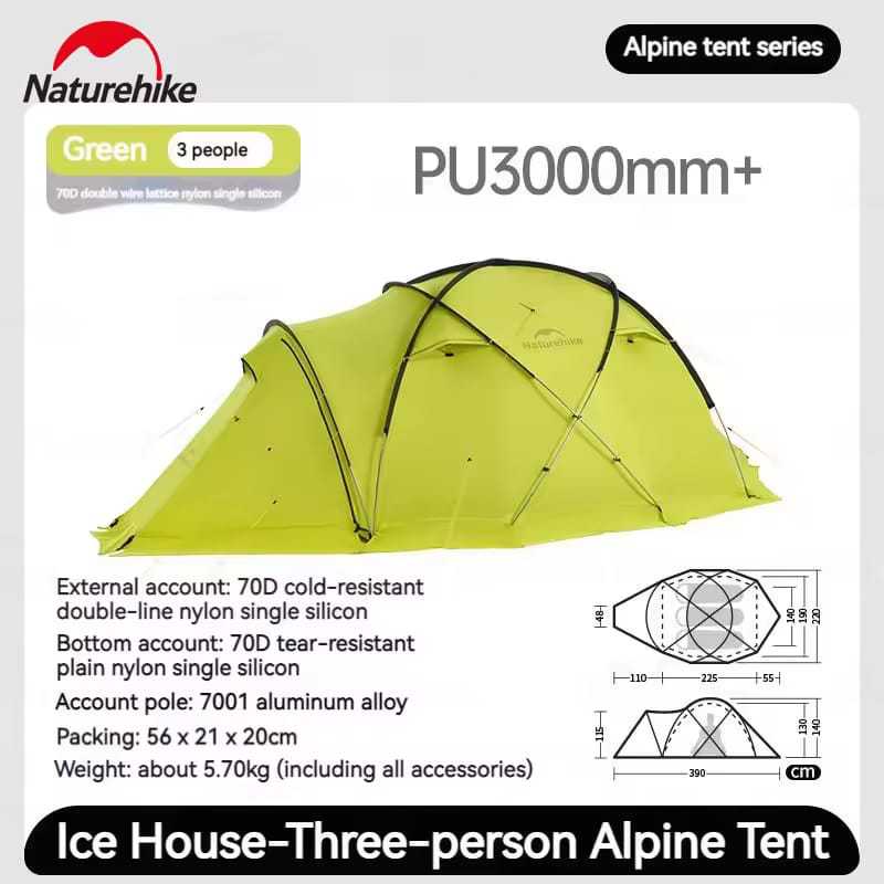TENDA IGLOO 3 NATUREHIKE CNK230WS013
