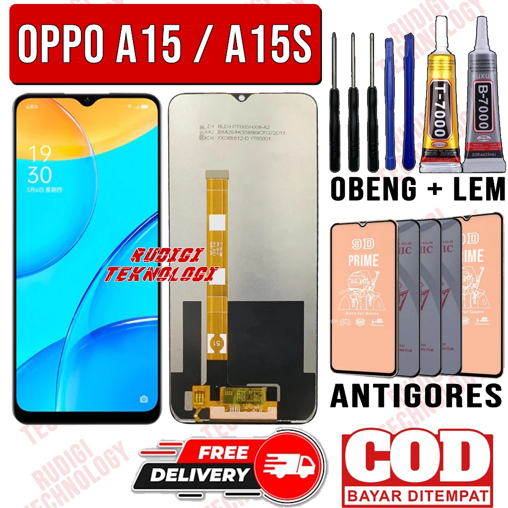 Lcd Oppo A15 / A15S Original Oem Fullset Lcd Touchscreen