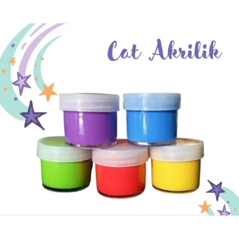 

Cat Lukis Akrilik Perlengkapan Lukis 10 cc / Cat Lukis ukuran 10 ml