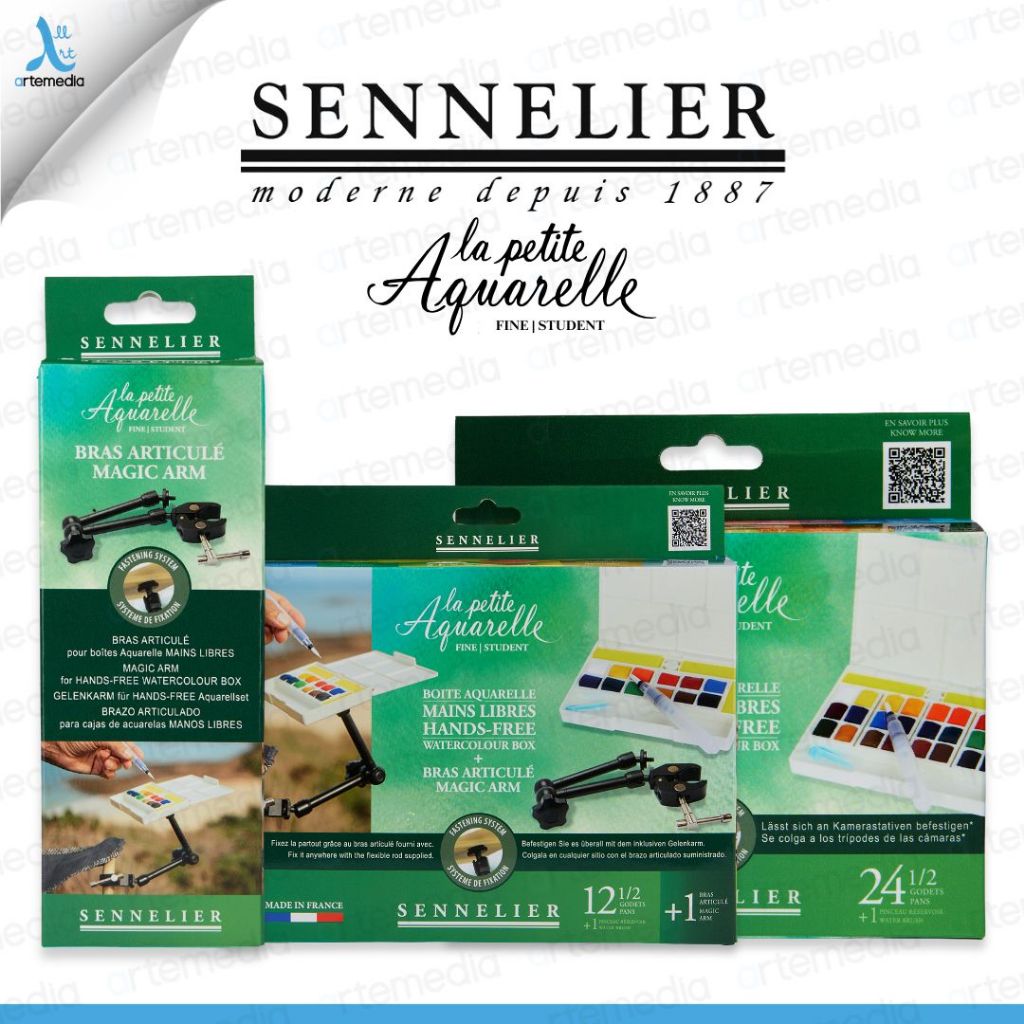 

Sennelier La Petite Aquarelle Watercolours Hands Free & Magic Arm