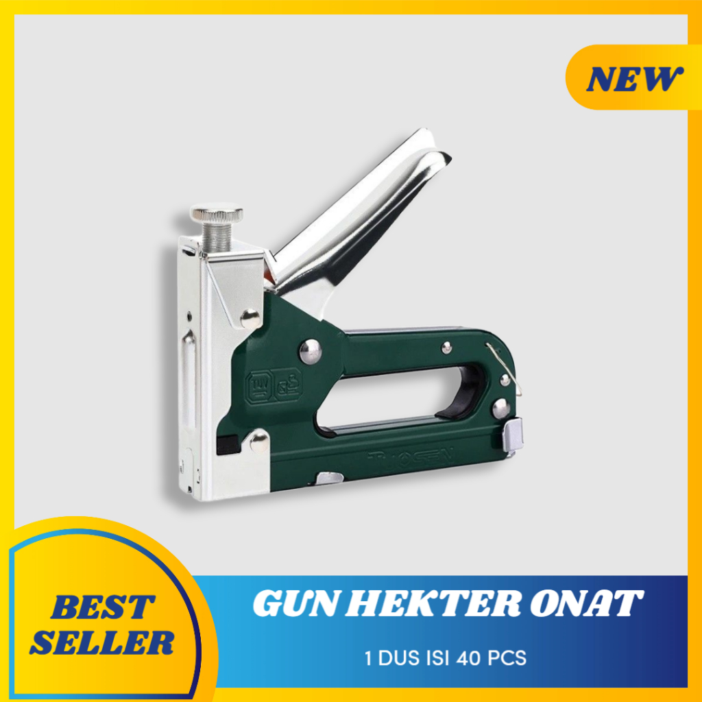 

GUN HEKTER ONAT Stapler Gun / Staples Tembak / Hekter tembak / Steples 4-8mm.[A][#GUN HEKTER & ANAK]