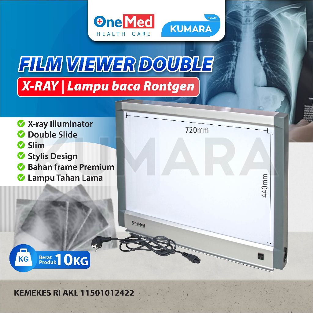 ONEMED - Film Viewer X-RAY LED Double PD-FA / Lampu Rontgen Double